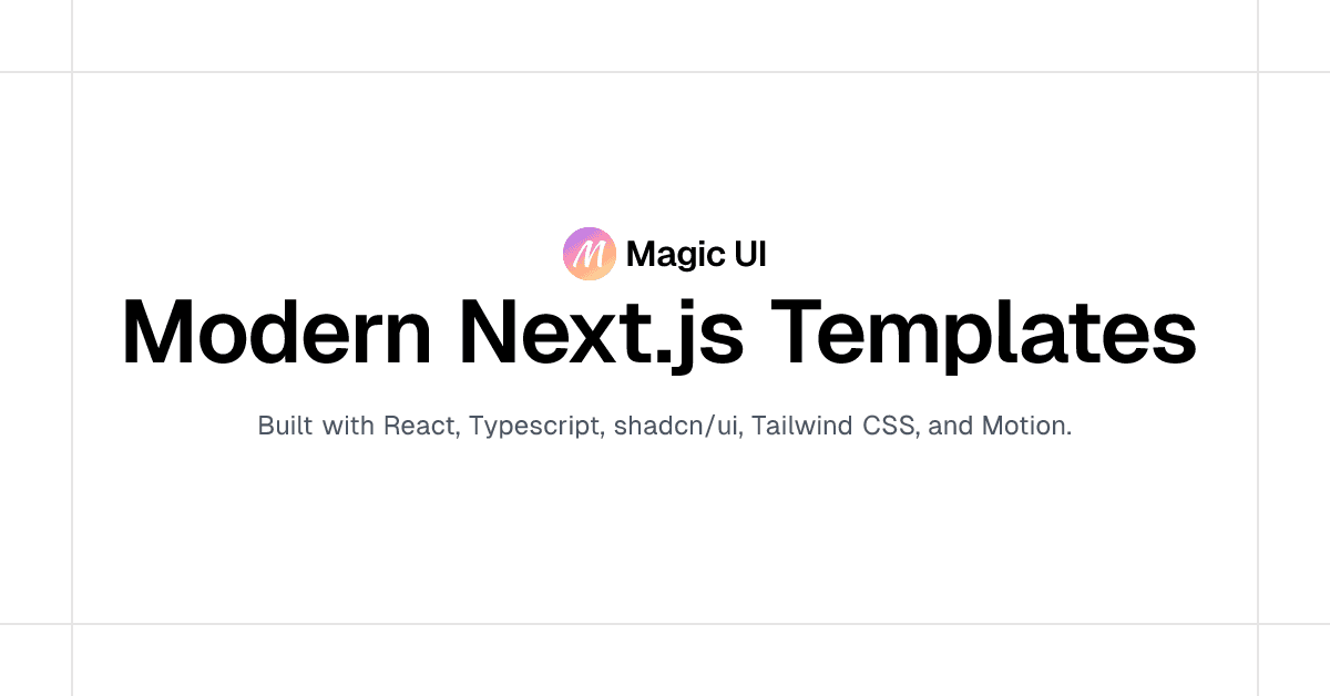 Cover image for Magic UI